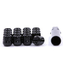 Lug Nut - 6 Spline Bulge Acorn Open End Black