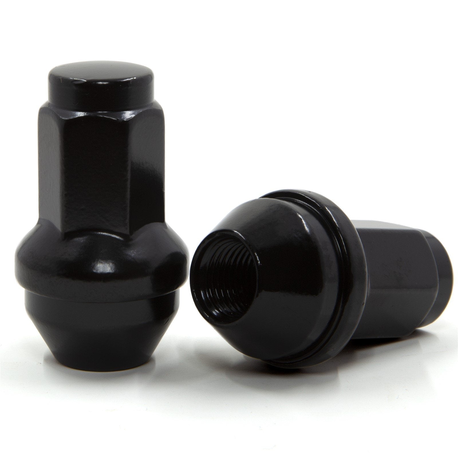 14x2 Black Acorn Lug Wheel Lock Nuts 1.9 Long Locking Lugs For Ford F150 Expedition