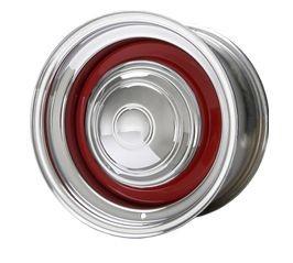 Cap - Plain Chrome 8" Rally Cap for Smoothie Wheel (7.25" Ring)