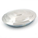 Cap - Plain Stainless 8" Rally Cap for Ralley Wheel (6.75" Ring)