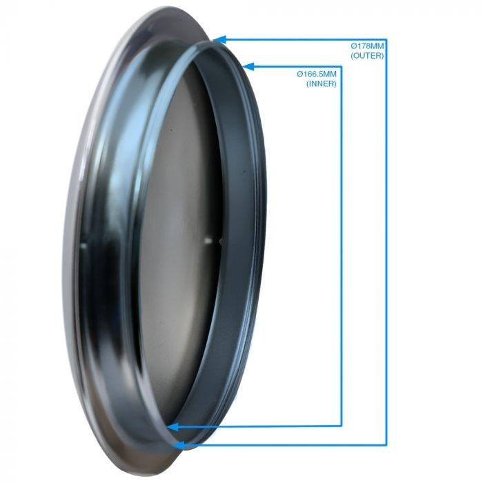 Cap - Police Style Stainless 8