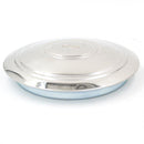 Cap - Police Style Stainless 8" Rally Cap for Ralley Wheel (6.75" Ring)