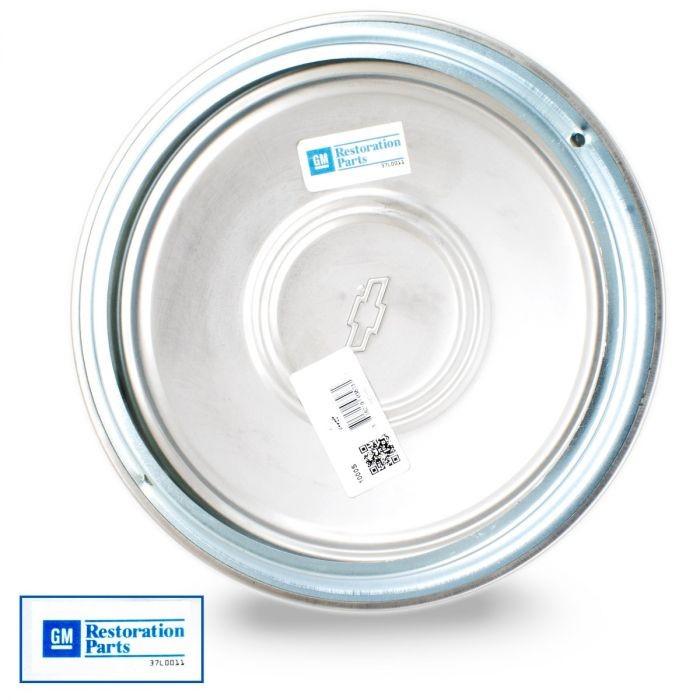 Cap - Police Style Stainless 8" Rally Cap for Ralley Wheel (6.75" Ring)