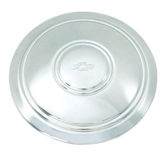 Cap - Police Style Stainless 8" Rally Cap for Ralley Wheel (6.75" Ring)