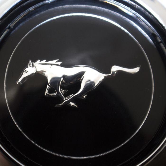 Cap - Vintage Replica Mustang Pony Black