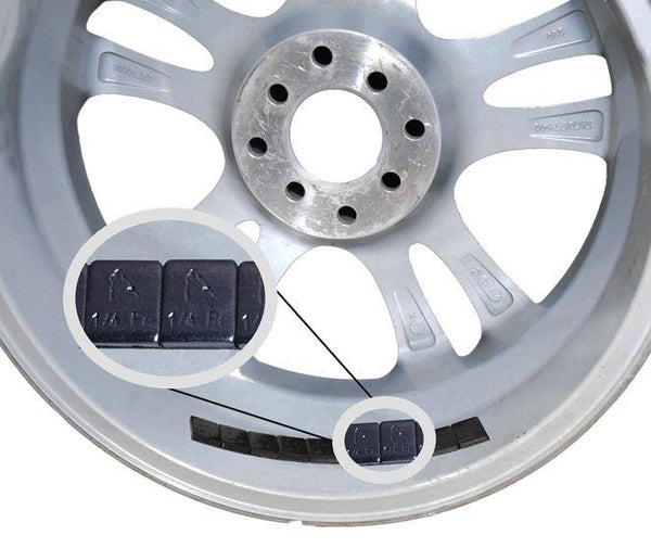 Wheel Weights - Adhesive 1/4 oz. Segments - Black 52 3oz. Strips