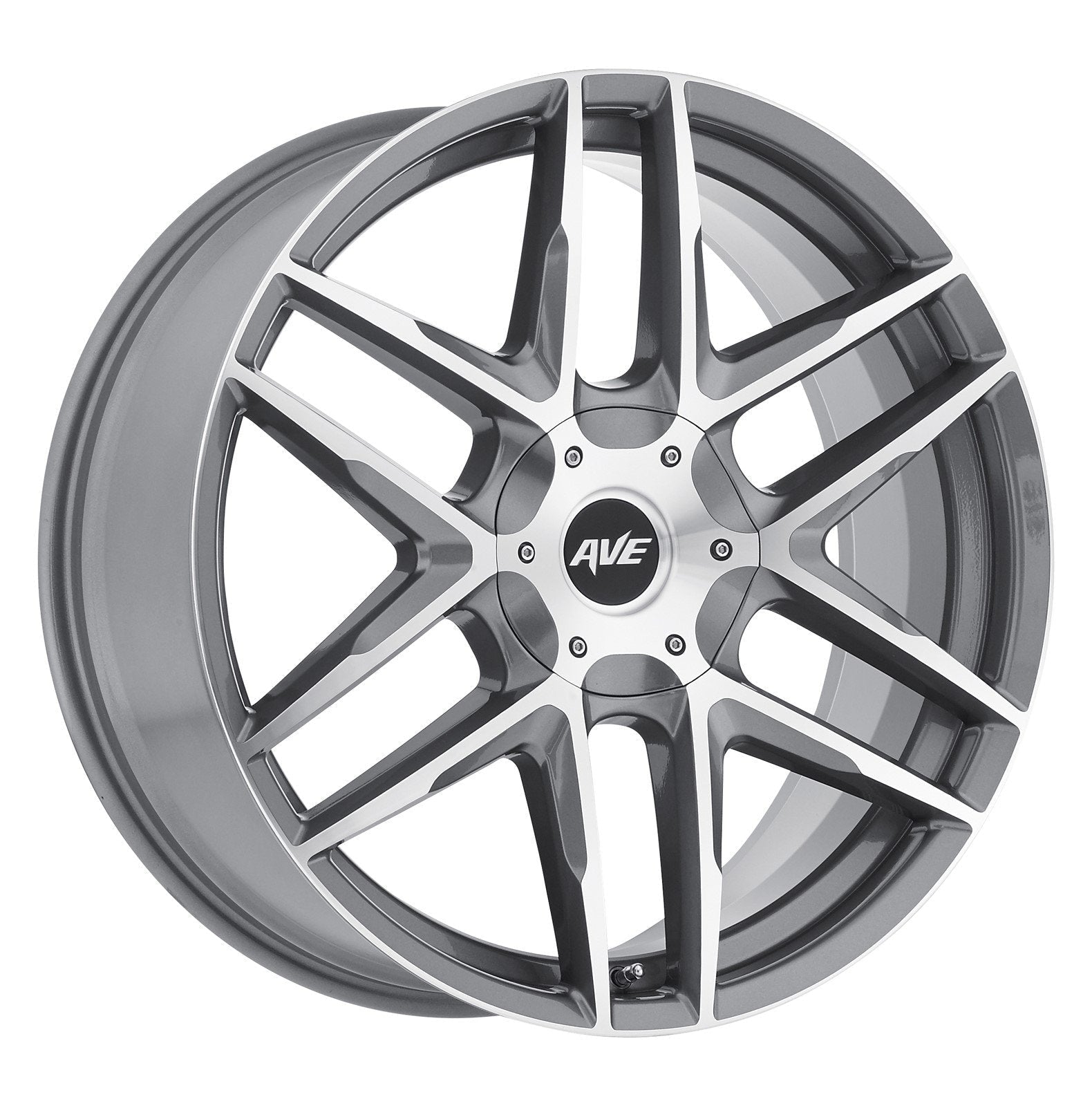 Avenue A613 17x7.5 4x100 & 4x114.3 40mm Satin Grey Machined