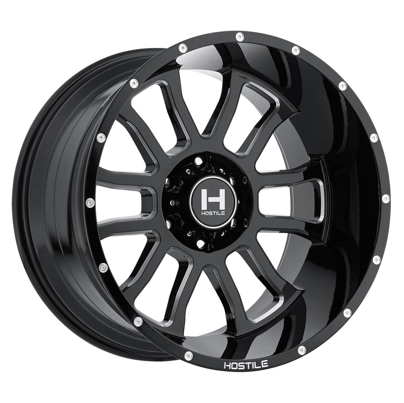 Hostile H107 Gaunlet 20x10 5x127 -19mm Blade Cut