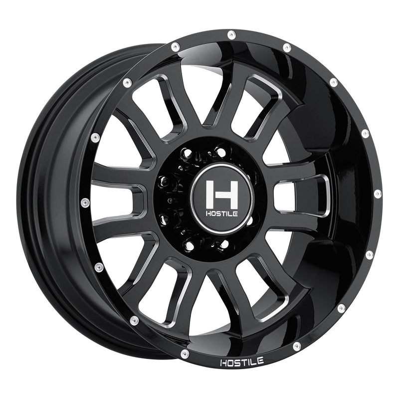 Hostile H107 Gaunlet 20x10 8x165.1 -19mm Blade Cut