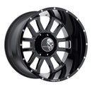 Hostile H107 Gaunlet 22x10 8x170 -25mm Asphalt