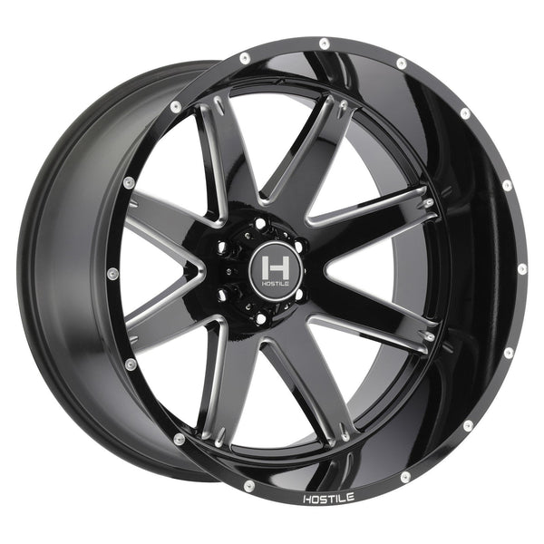 Hostile H109 Alpha 20x10 5x139.7 -19mm Blade Cut