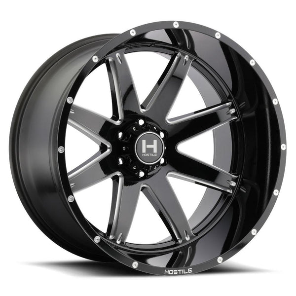 Hostile H109 Alpha 20x10 8x165.1 -19mm Blade Cut