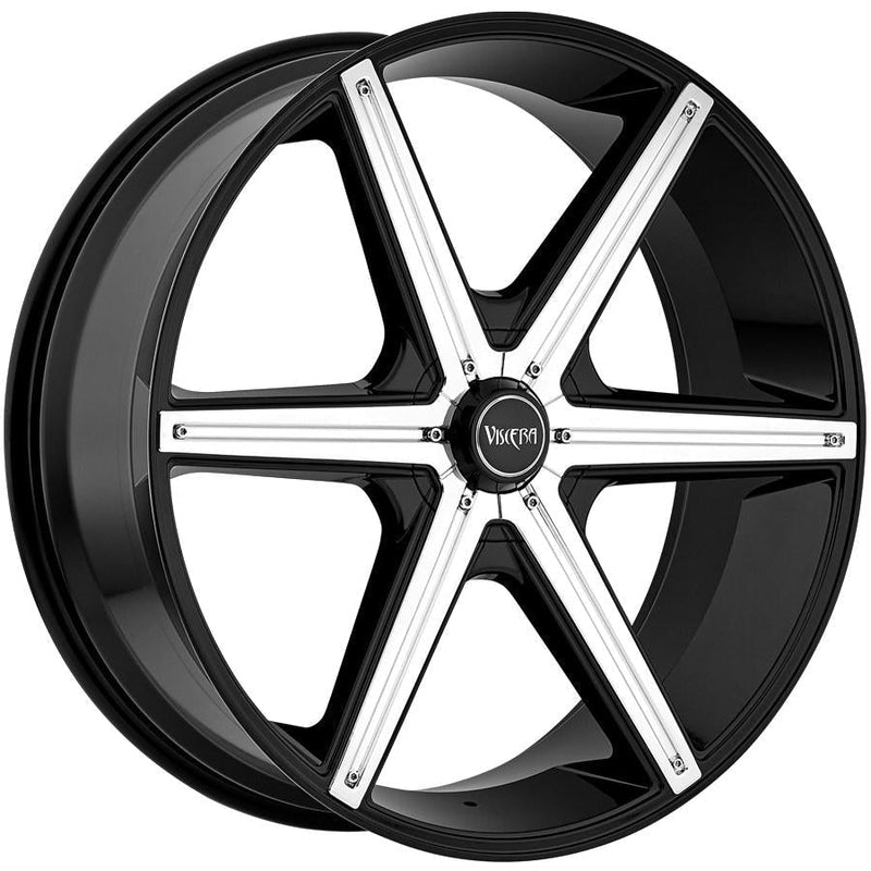 Viscera 842 22x9.5 5X114.3, 5X127 +35mm Gloss Black