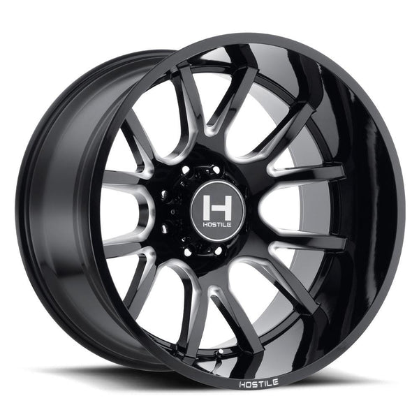 Hostile H113 Rage 20x10 6x135 -19mm Blade Cut