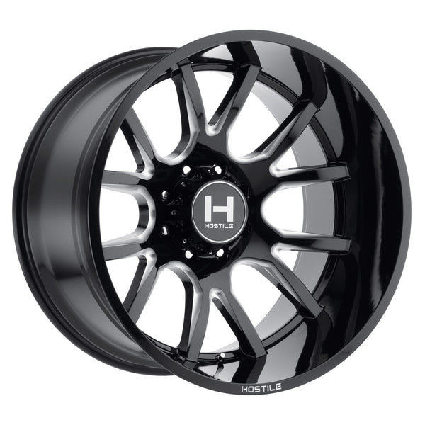 Hostile H113 Rage 20x10 8x165.1 -19mm Blade Cut