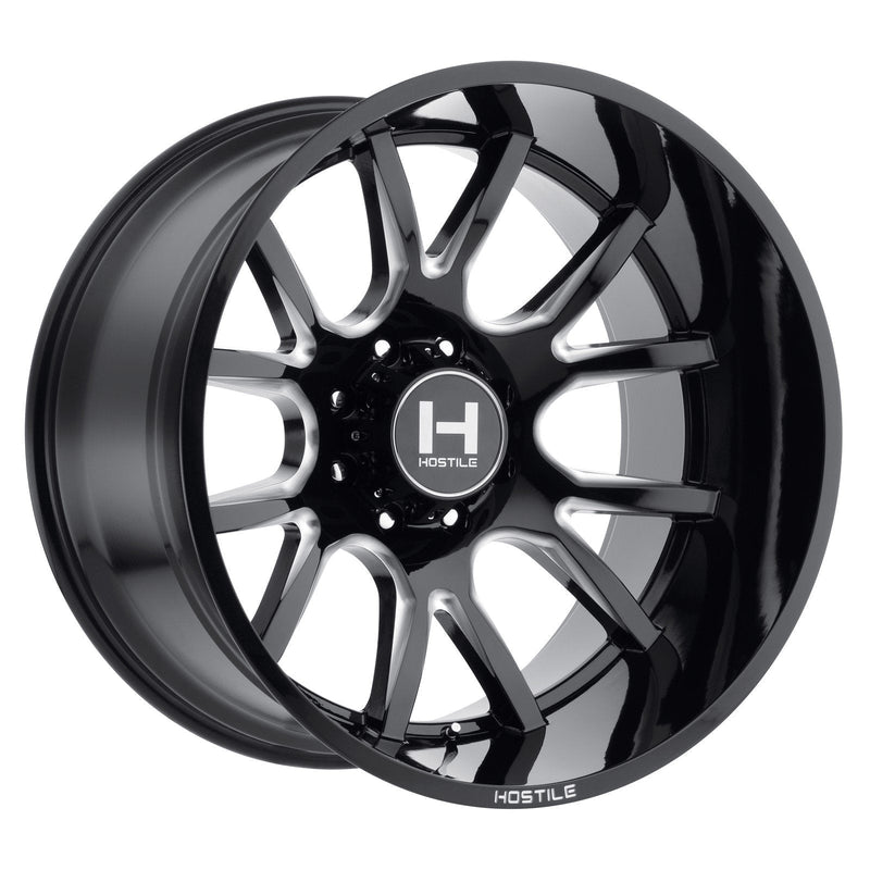 Hostile H113 Rage 20x12 8x165.1 -44mm Blade Cut