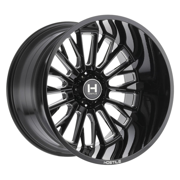 Hostile H114 Fury 22x12 5x139.7 -44mm Blade Cut