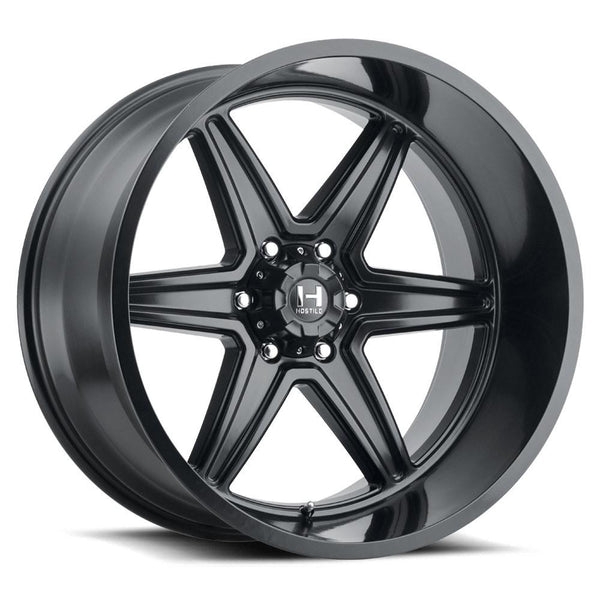 Hostile H117 Venom 20x10 6x135 -19mm Asphalt