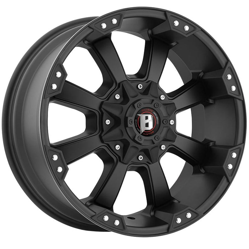 Ballistic 845 Morax 20x9 5x135, 5x139.7 +12mm Flat Black