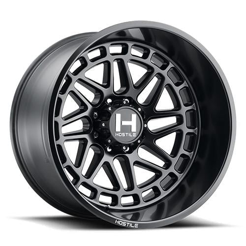 Hostile H122 Reaper 20x10 8x165.1 -19mm Asphalt