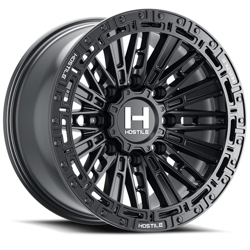 Hostile H129 Mojave 17x9 8x165 0mm Asphalt