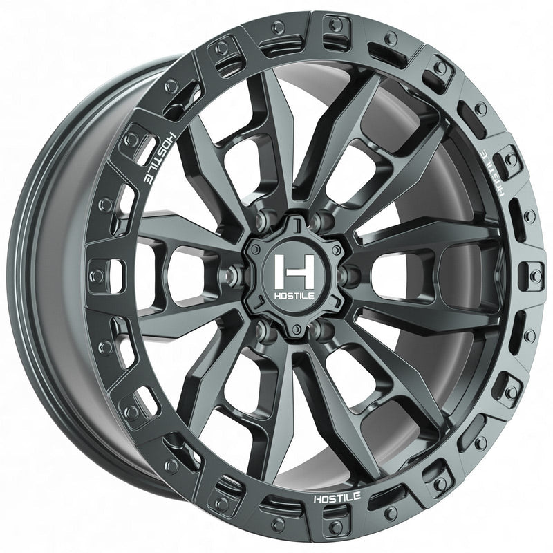 Hostile H130 Crandon 17x9 6x139 0mm Asphalt