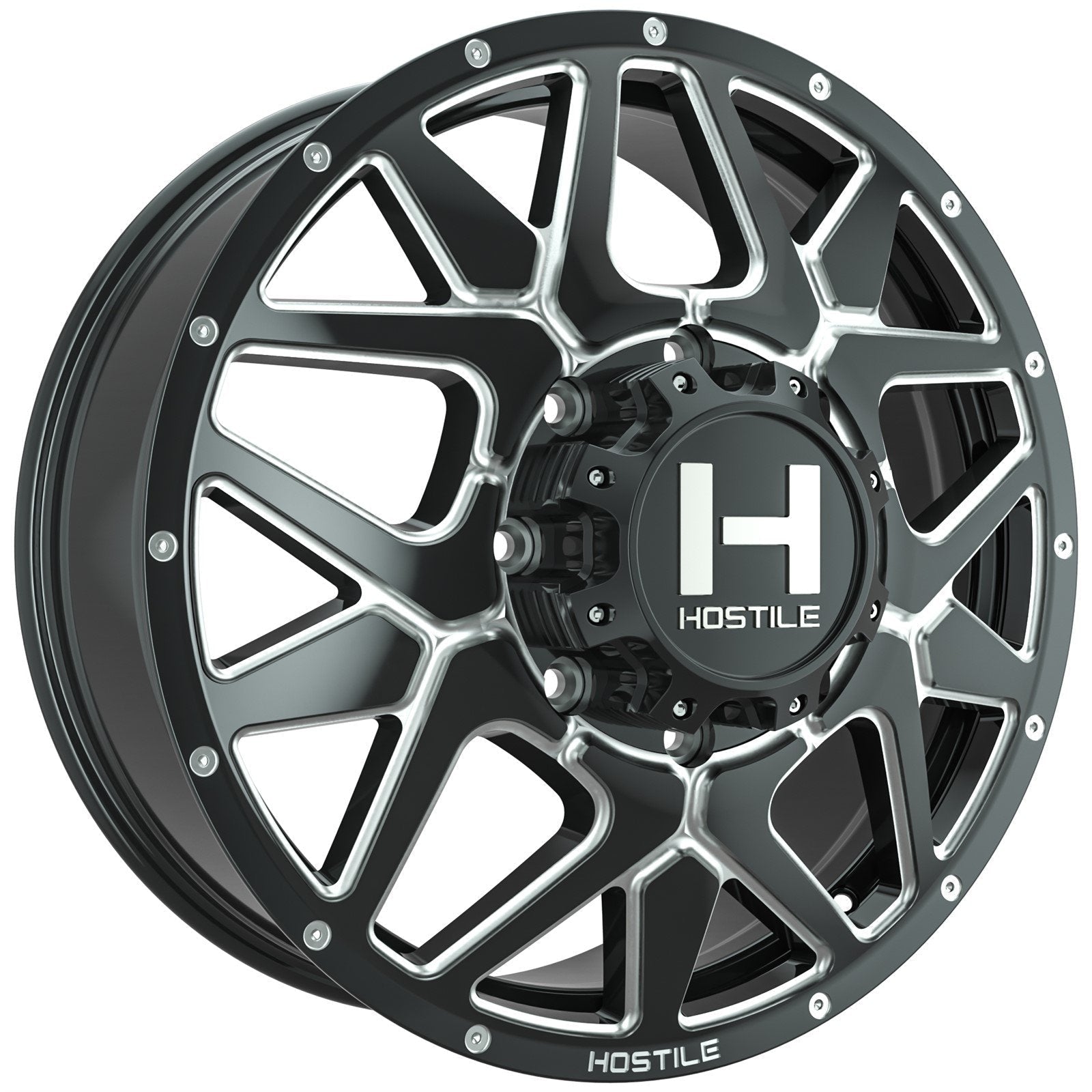 Hostile H402 Diablo Dually Front 22x8.25 8x200 123mm Blade Cut