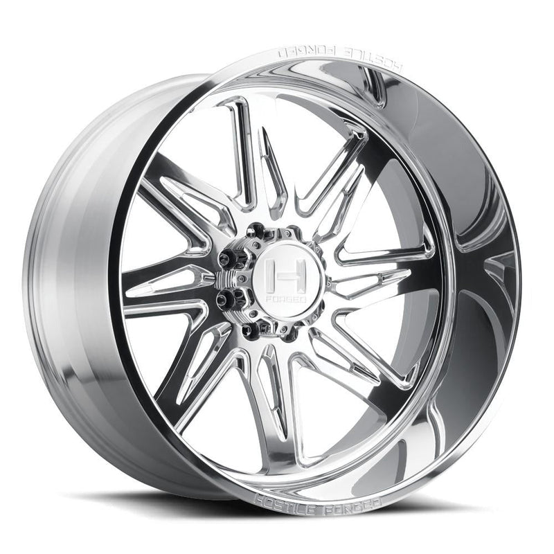 Hostile Forged HF07 Tomahawk 22x12 6x139.7 -44mm Full polish