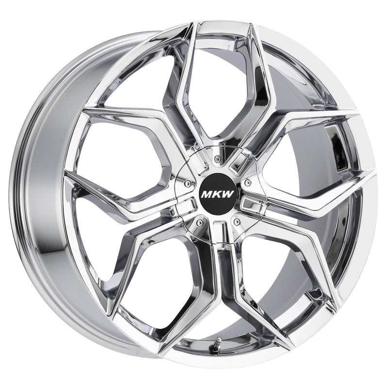 MKW M121 20x8.5 5x112 & 5x114.3 35mm Chrome