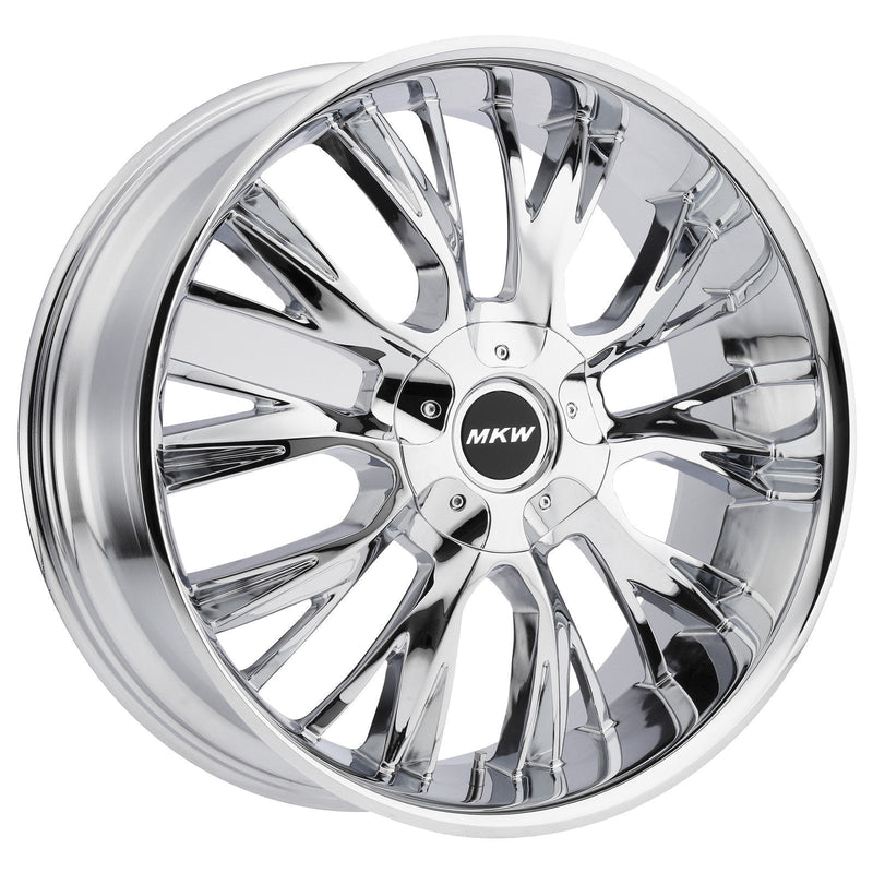 MKW M122 18x8 5x110 & 5x115 40mm Chrome