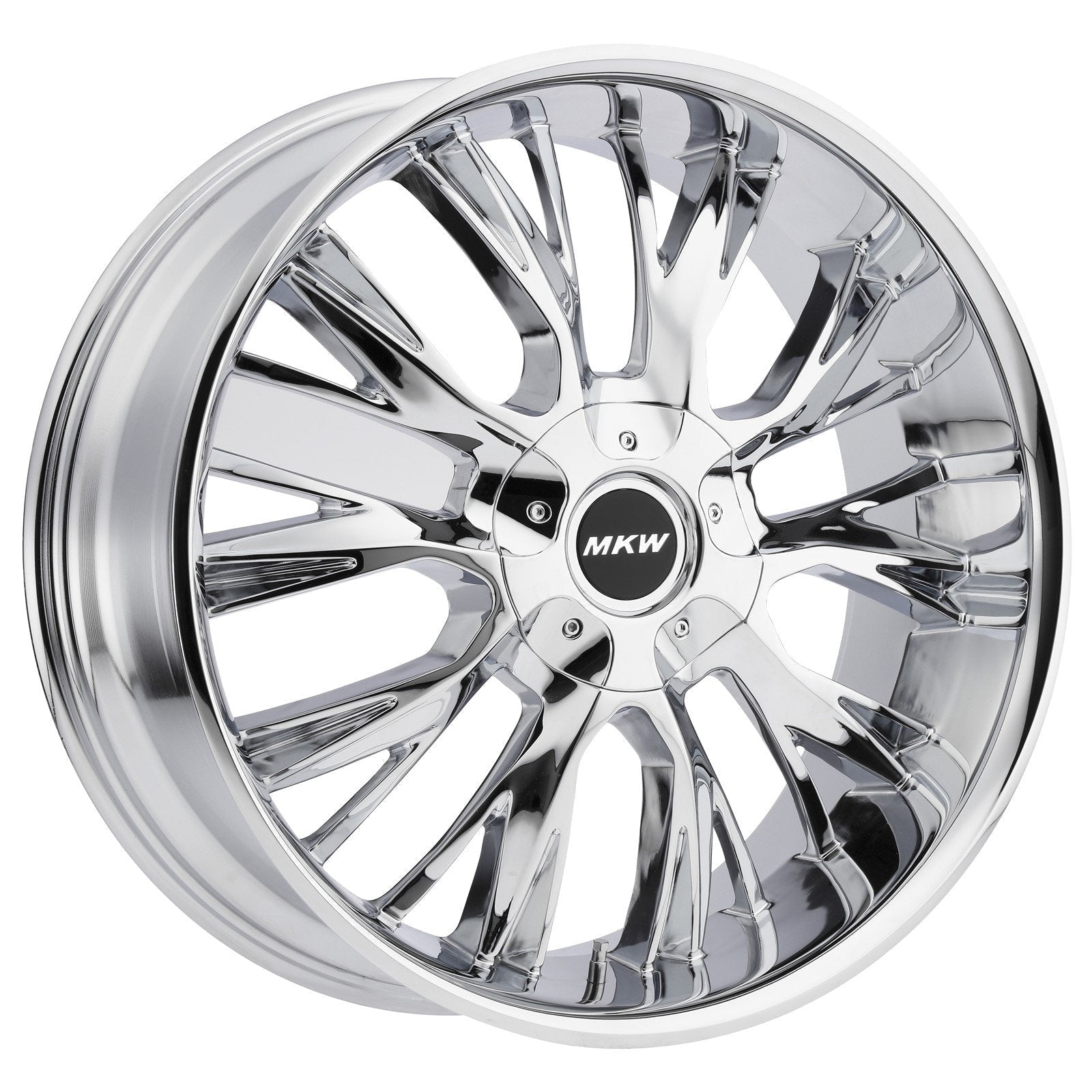 MKW M122 20x8.5 5x112 & 5x114.3 40mm Chrome