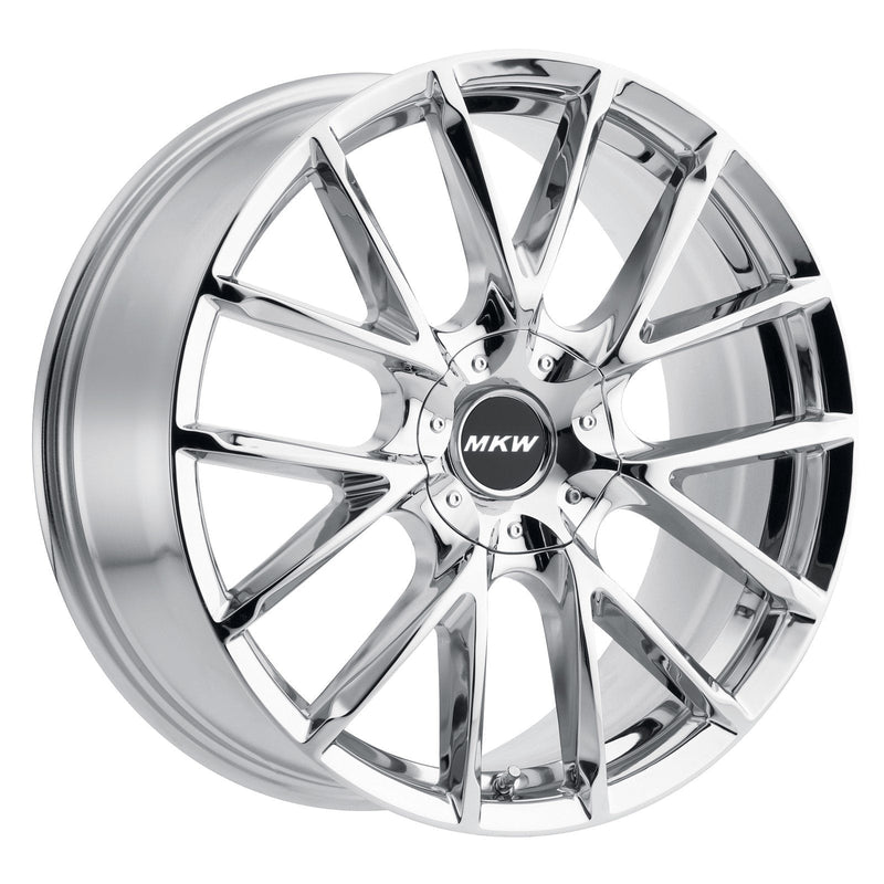 MKW M123 22x9 5x115 & 5x120 18mm Chrome