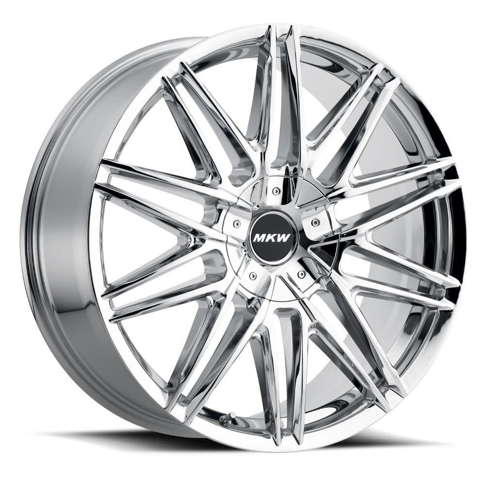 MKW M124 22x9 6x139 18mm Chrome