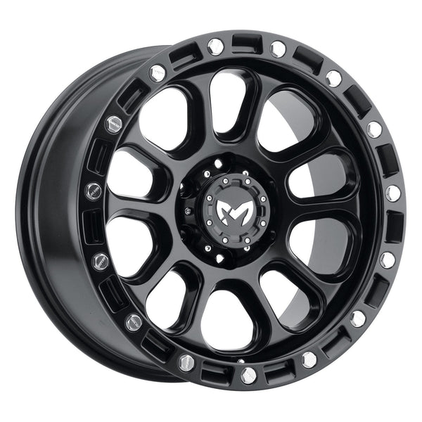 MKW M204 17x9 5x127 0mm Satin Black