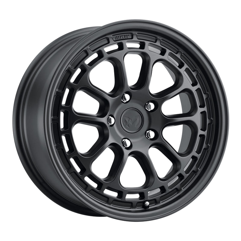 MKW M207 17x8 5x114.3 35mm satin black