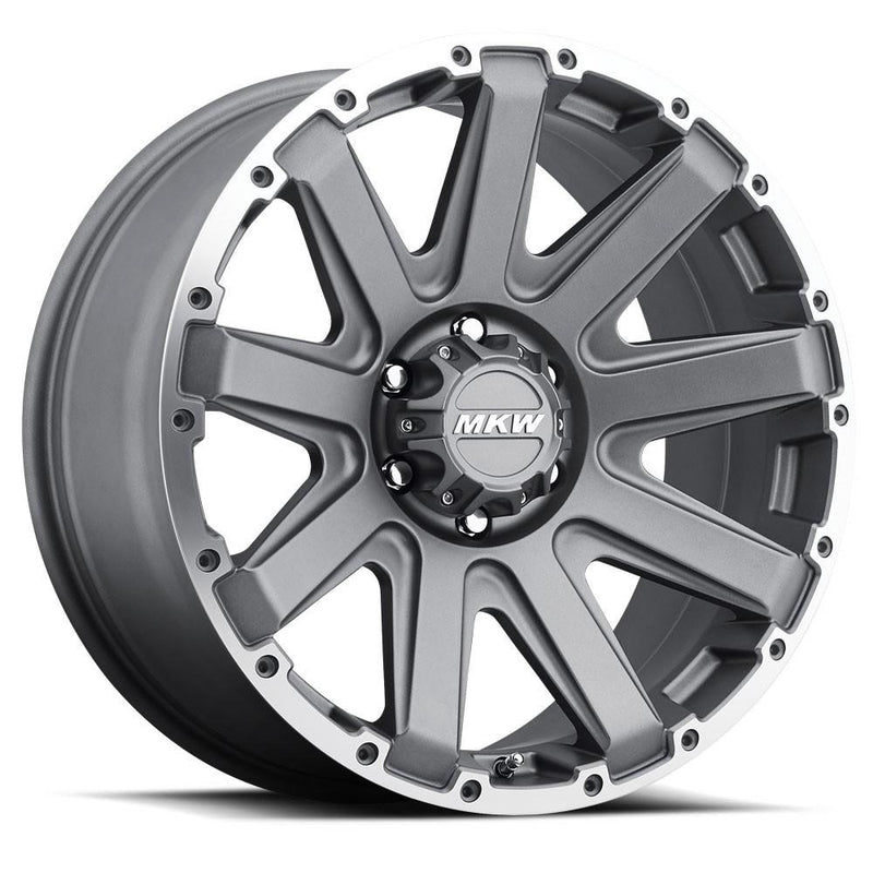 MKW M94 17x9 5x127 10mm Satin Grey