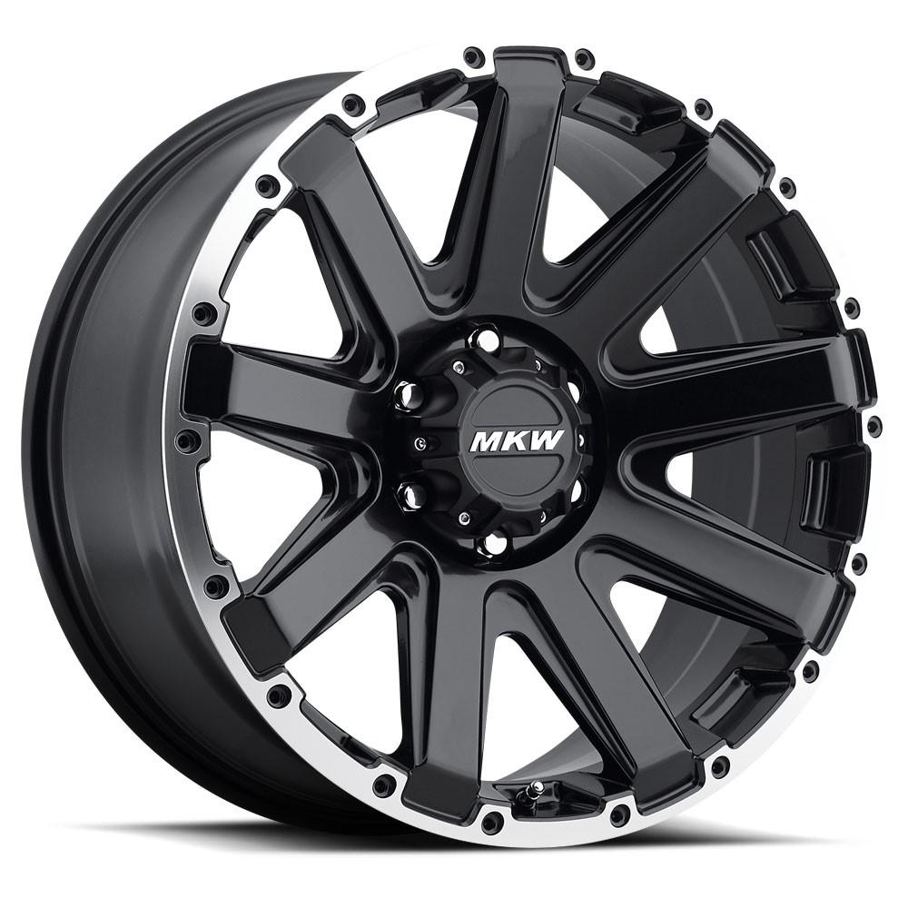MKW M94 18x9 6x139 10mm Satin Black Machined