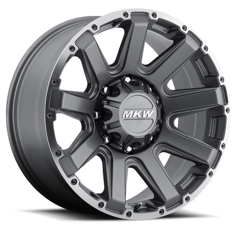 MKW M94 20x9 8x165 10mm Anthracite Grey