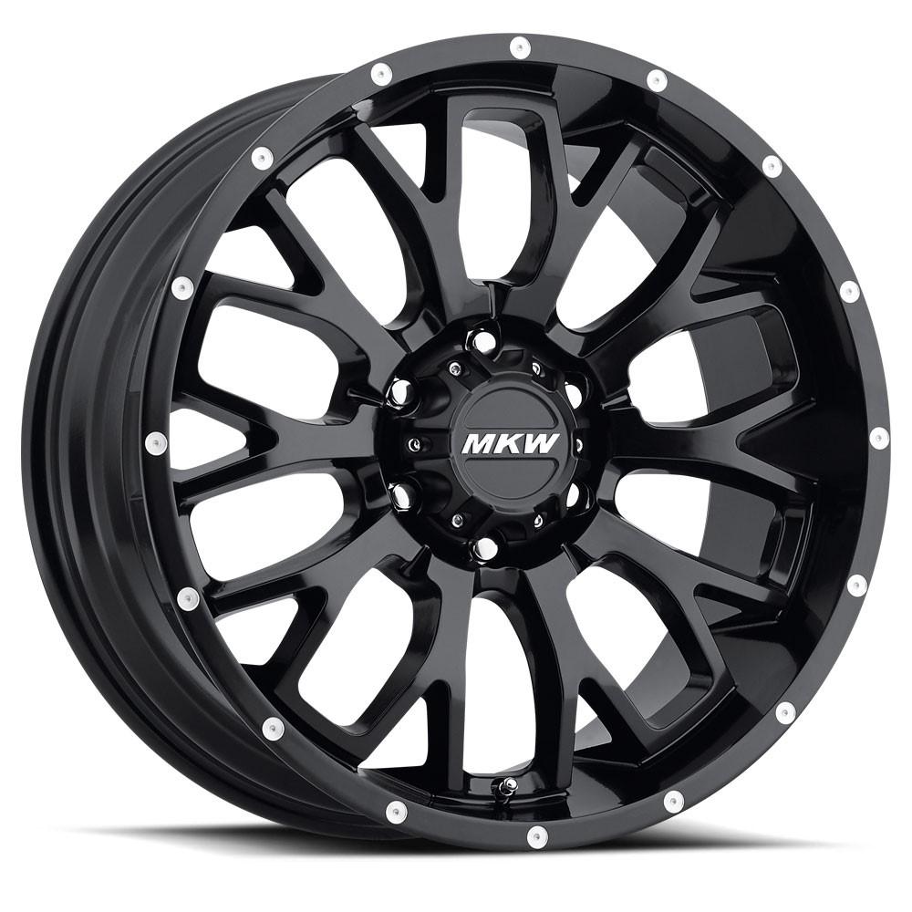 MKW M95 20x9 6x139 10mm Satin Black