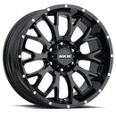 MKW M95 20x9 6x139 -10mm Satin Black