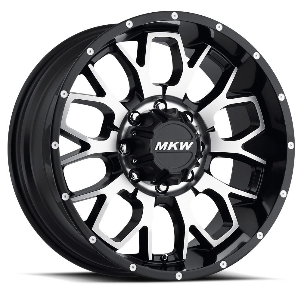 MKW M95 20x9 8x170 10mm Satin Black Machined