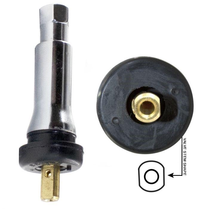 TPMS Valve Stem Replacement Service Pack 20008 Chrome Sleeve Package of 12