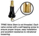 TPMS Valve Stem Replacement Service Pack High Pressure 20008HP Package of 12
