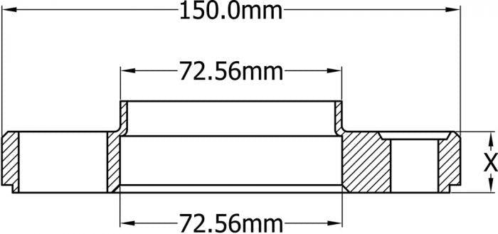 Wheel Spacers 5x120 10mm 72.6mm Hub Centric fits BMW