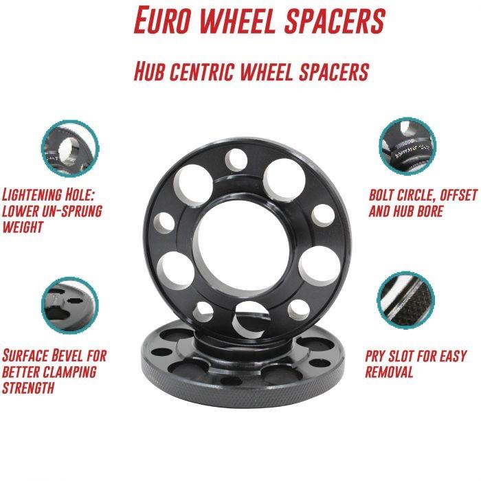 Wheel Spacers 5x120 20mm 72.6mm Hub Centric fits BMW