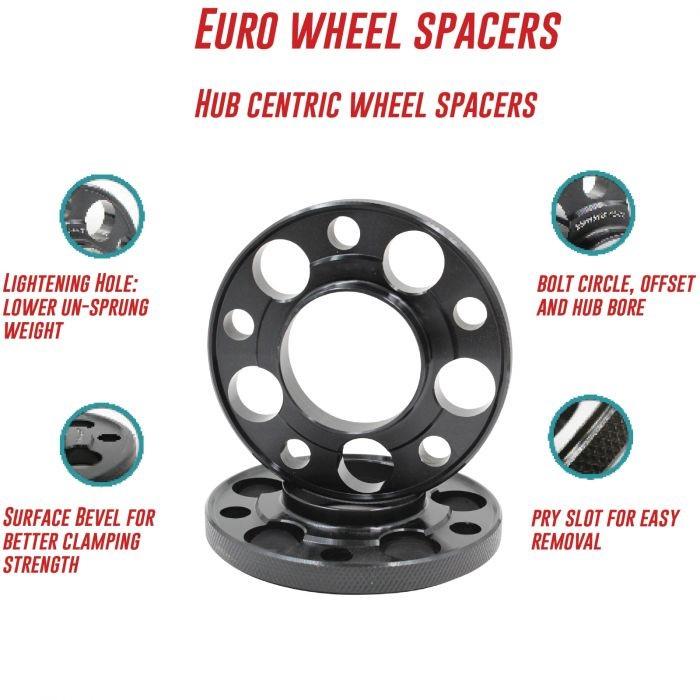 Wheel Spacers 5x112 10mm 66.6mm Hub Centric Mercedes