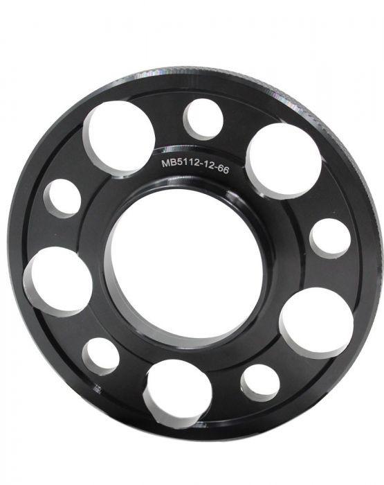 Wheel Spacers 5x112 12mm 66.6mm Hub Centric Mercedes