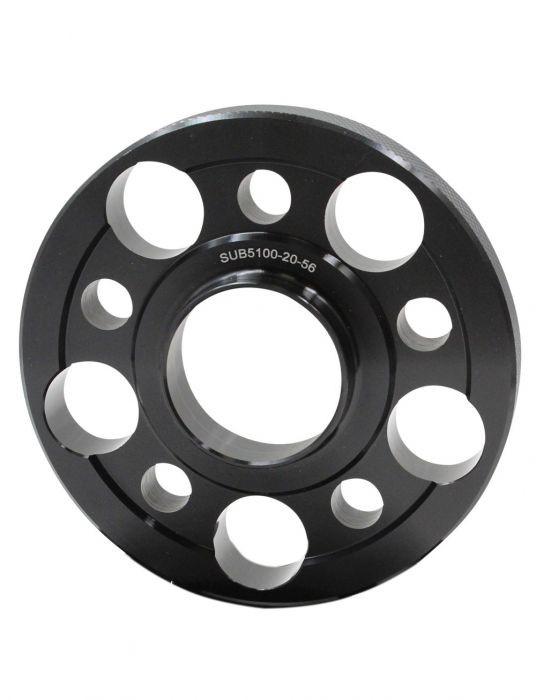 Wheel Spacers 5x100 20mm 56.1mm Hub Centric Subaru