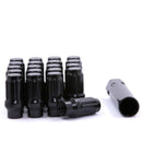 Lug Nut - 6 Spline ET Black Acorn Chrome 1.7" Tall