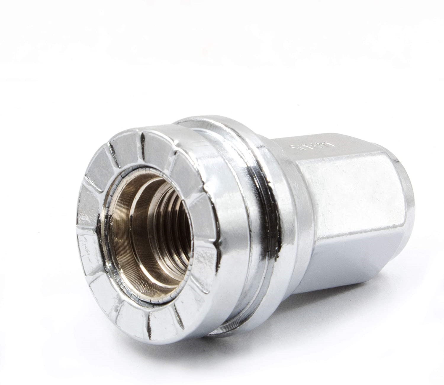 Lug Nut - Ford 14x1.5 Dually Flat Seat Chrome